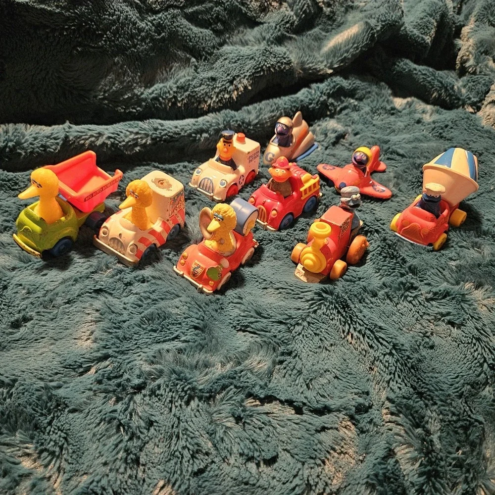 Vintage Playskool Sesame Street 1980s Character Vehicles
